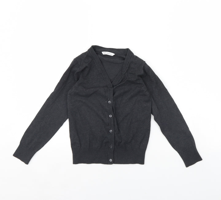 F&F Girls Grey    Jumper Size 7 Years  - School