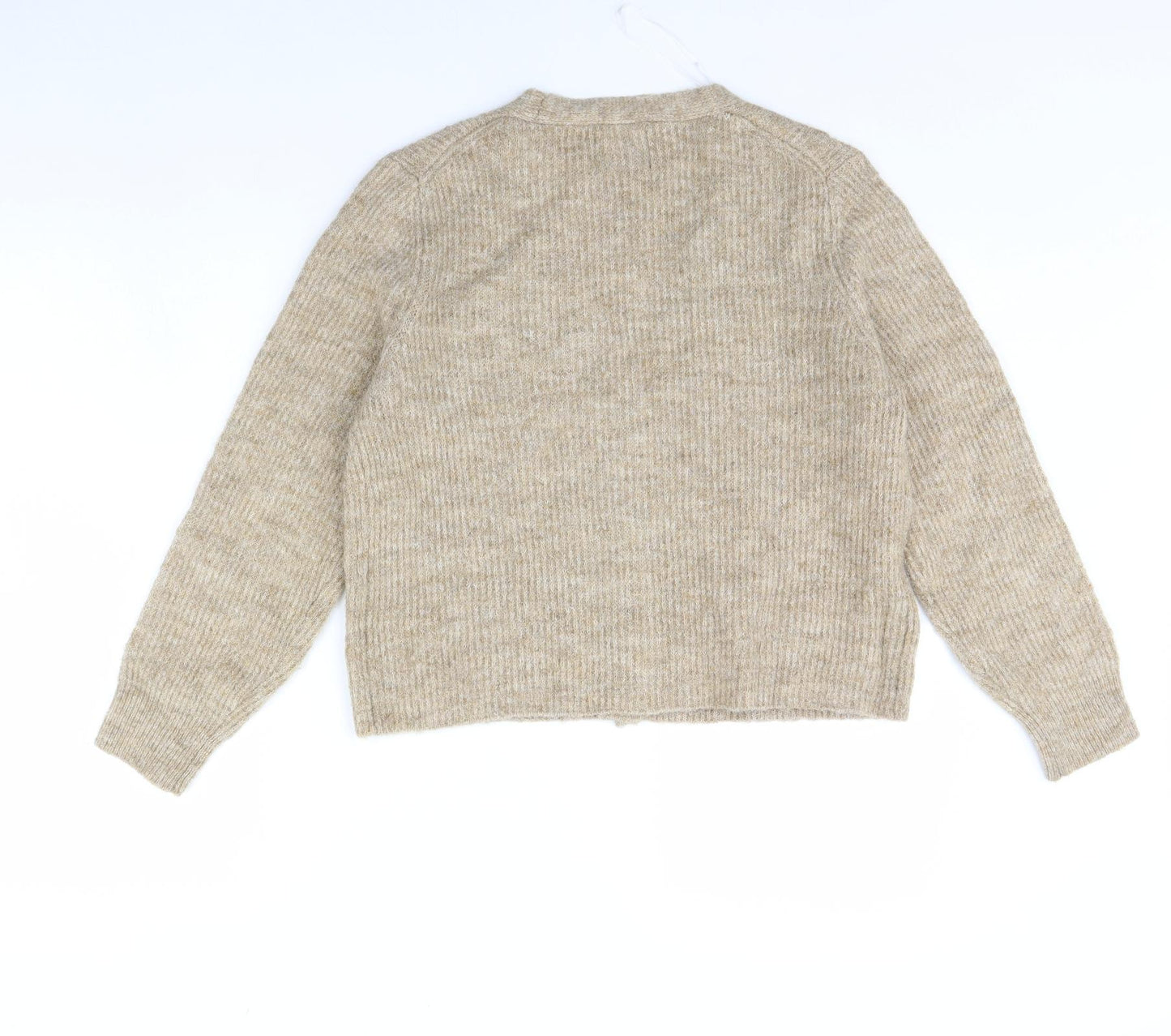 Pieces Womens Beige   Cardigan Jumper Size S