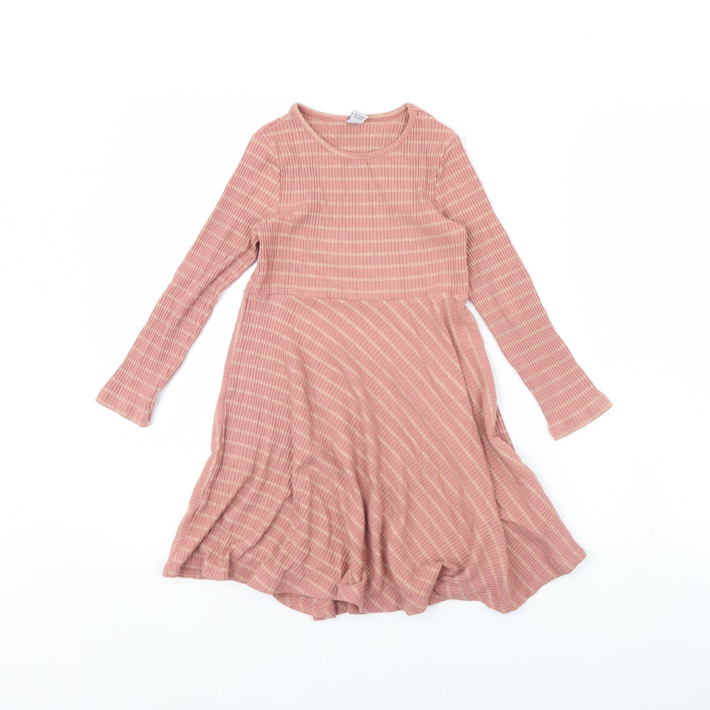 TU Girls Pink   Fit & Flare  Size 6 Years