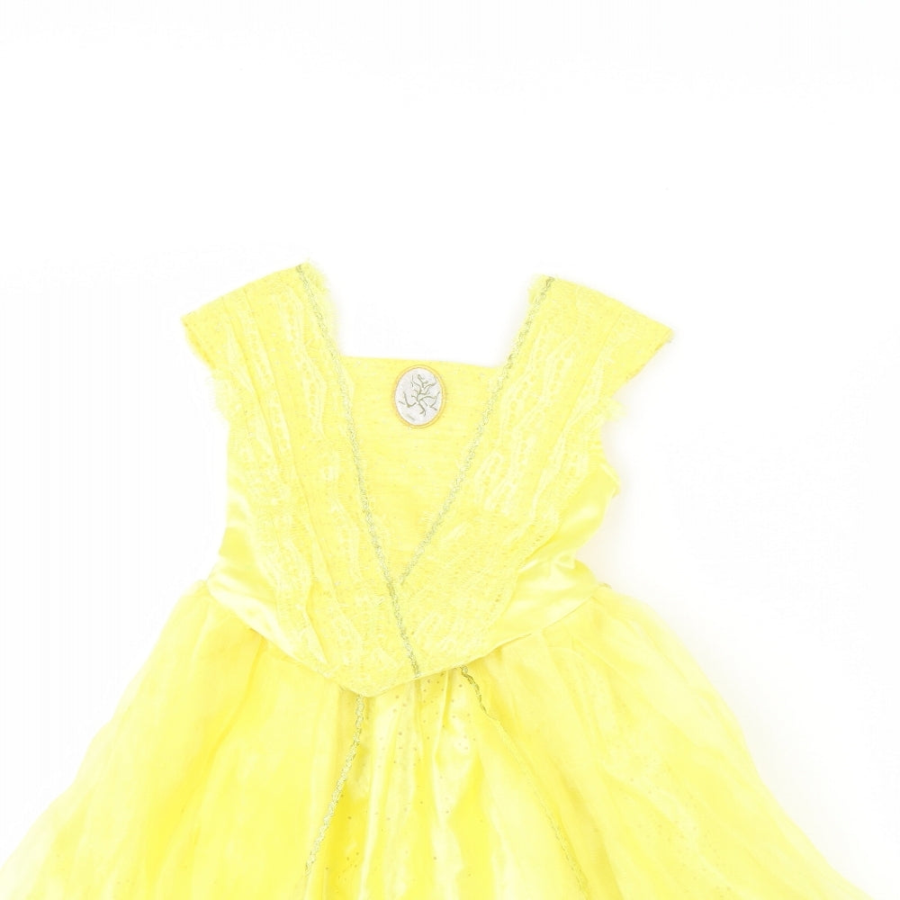 Disney Girls Yellow   Fit & Flare  Size 2 Years  - DISNEY Fancy dress
