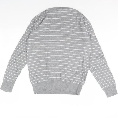 Gap Mens Green Striped  Pullover Jumper Size M