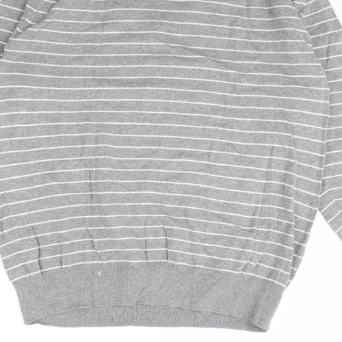 Gap Mens Green Striped  Pullover Jumper Size M