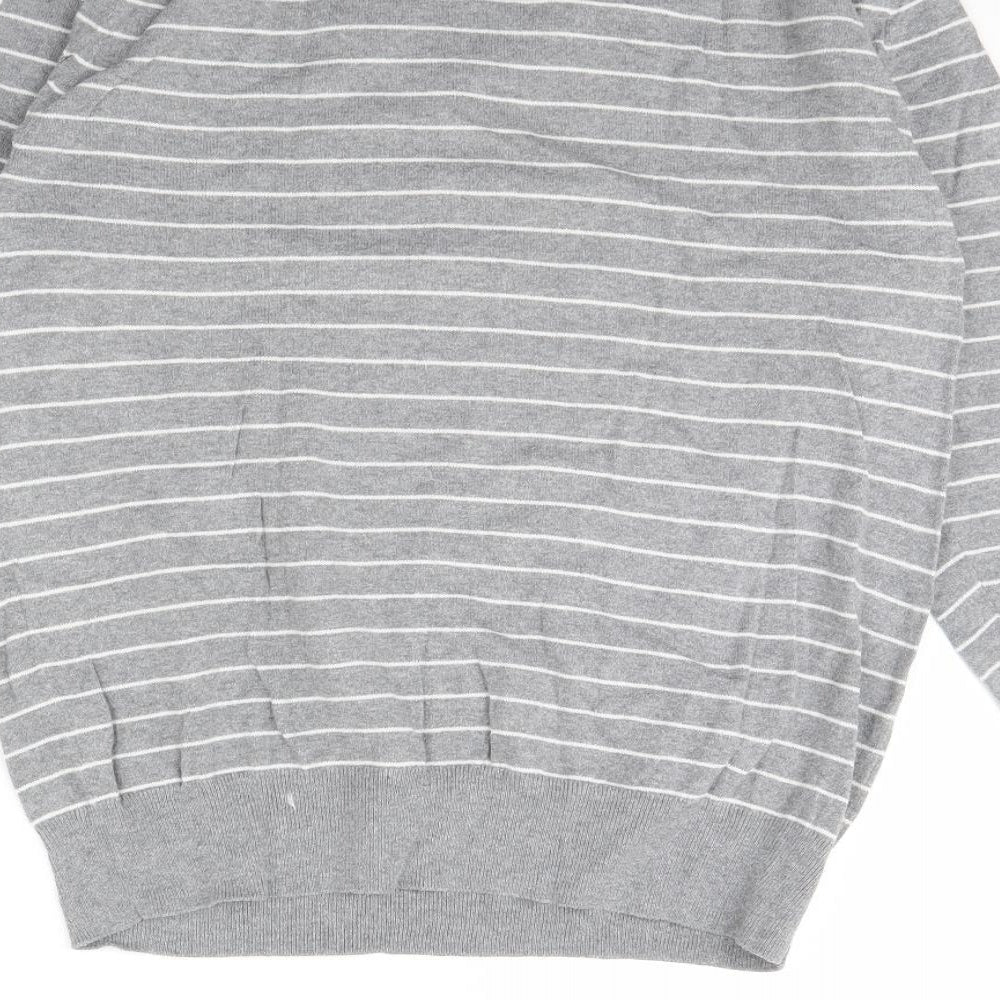 Gap Mens Green Striped  Pullover Jumper Size M