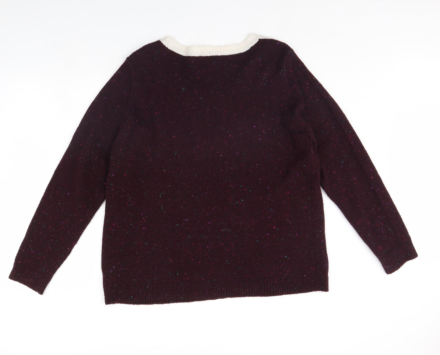 TU Womens Purple   Pullover Jumper Size 22  - Christmas jumper