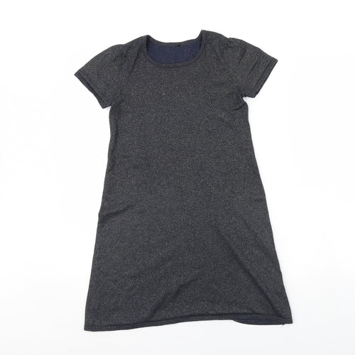 Lily & Dan Girls Blue   Fit & Flare  Size 9 Years
