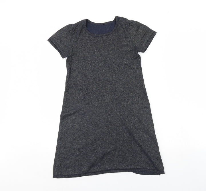 Lily & Dan Girls Blue   Fit & Flare  Size 9 Years
