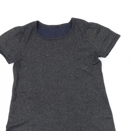 Lily & Dan Girls Blue   Fit & Flare  Size 9 Years