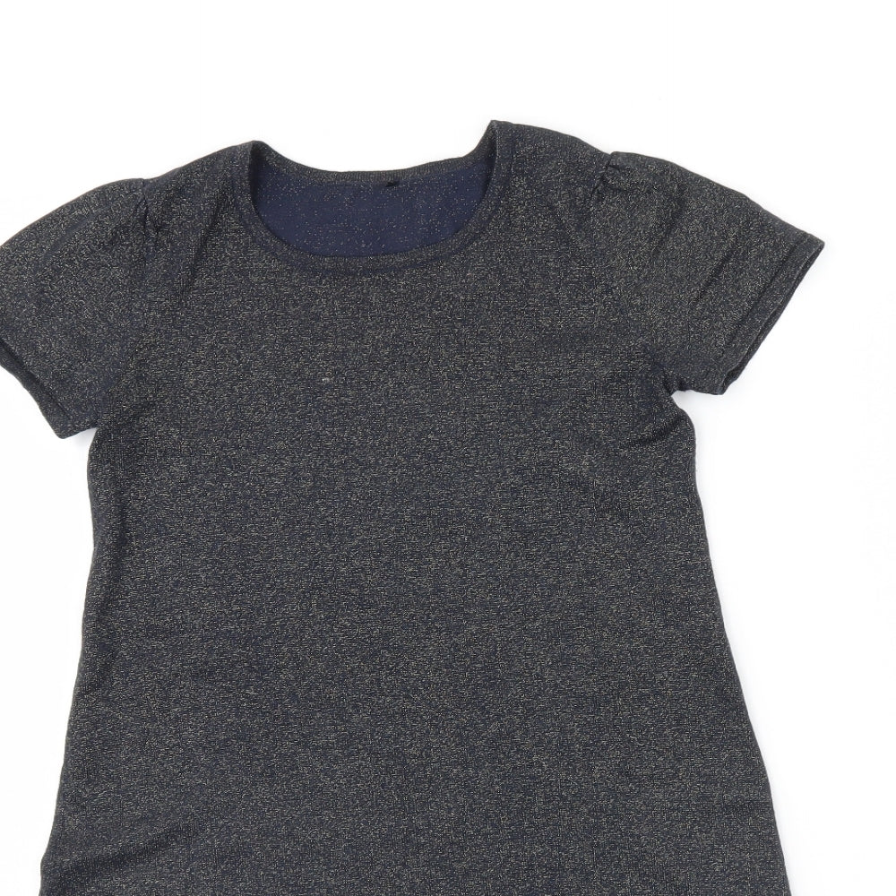 Lily & Dan Girls Blue   Fit & Flare  Size 9 Years
