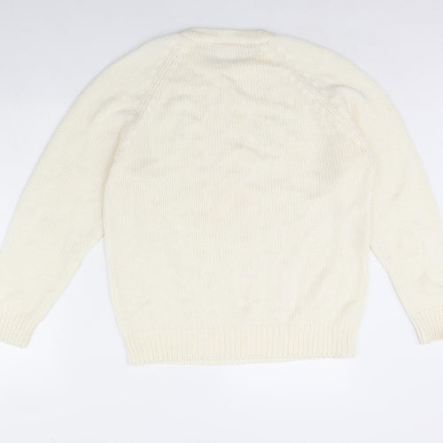 Amari Womens Ivory   Pullover Jumper Size 10