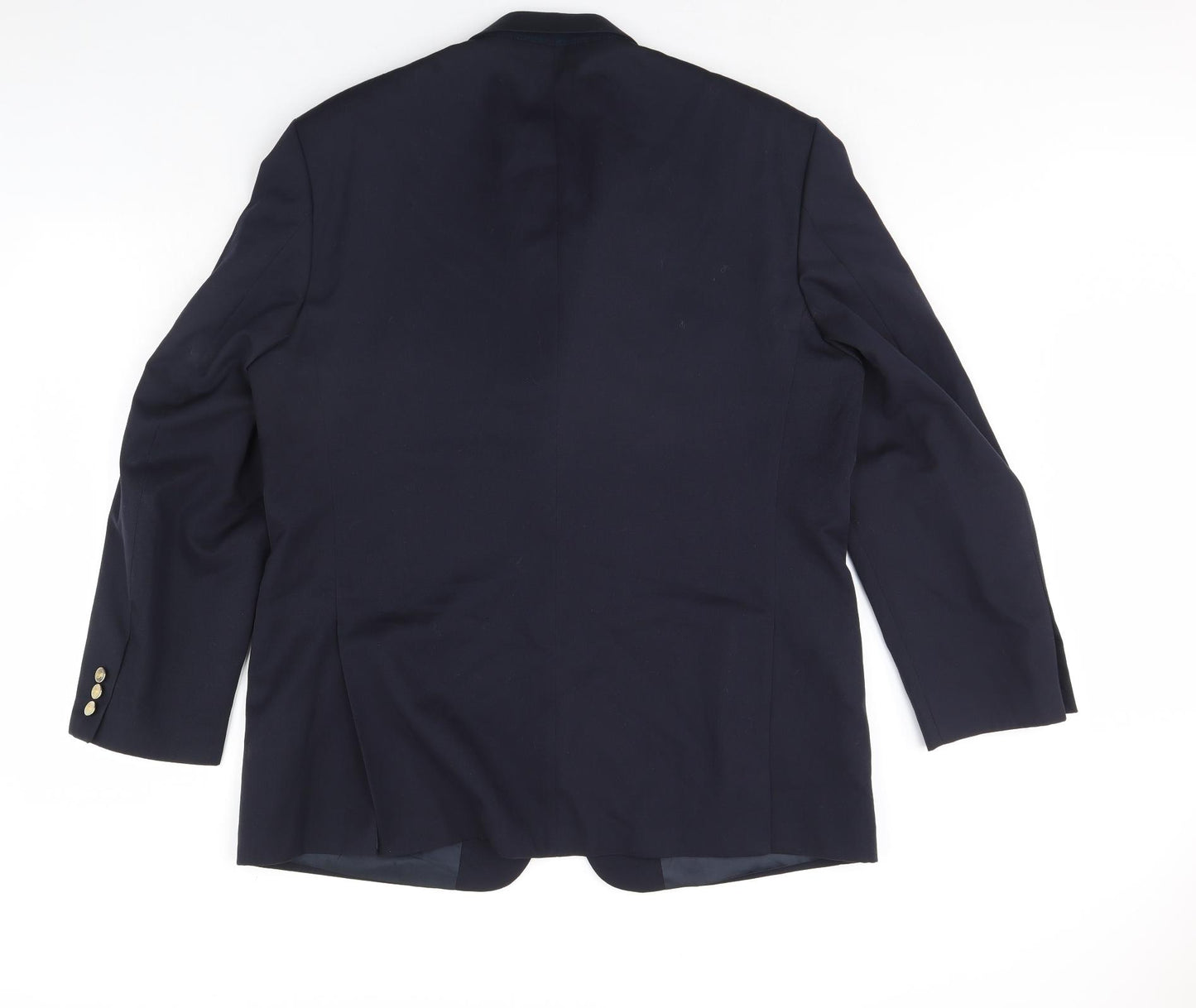 Preworn Womens Blue   Jacket Blazer Size 48  - Shoulder Pads