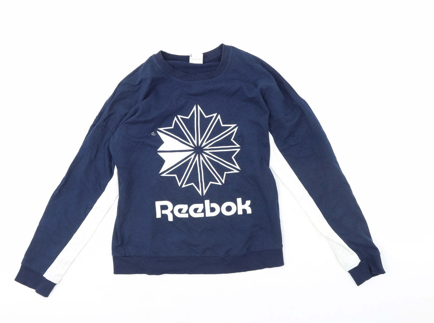 Reebok Womens Blue   Pullover Jumper Size S