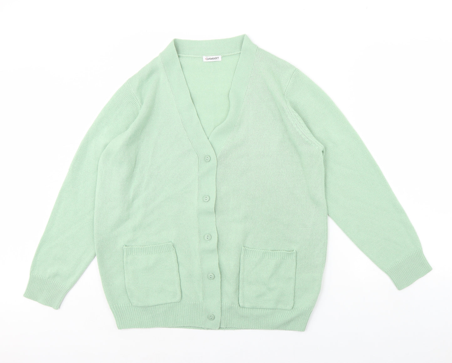 Damart Womens Green   Cardigan Jumper Size 18