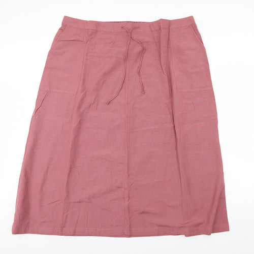 Capsule Womens Pink   Flare Skirt Size 46 in