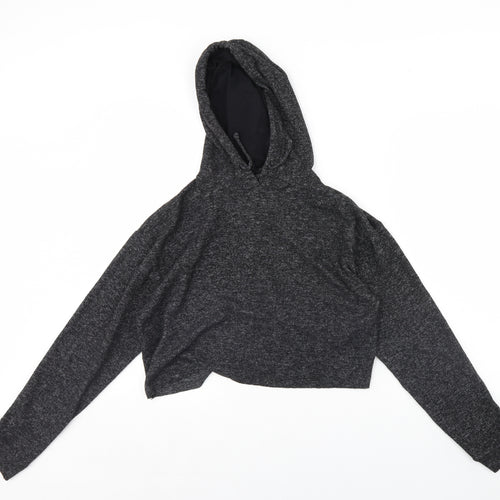 Topshop Womens Grey   Pullover Hoodie Size 14