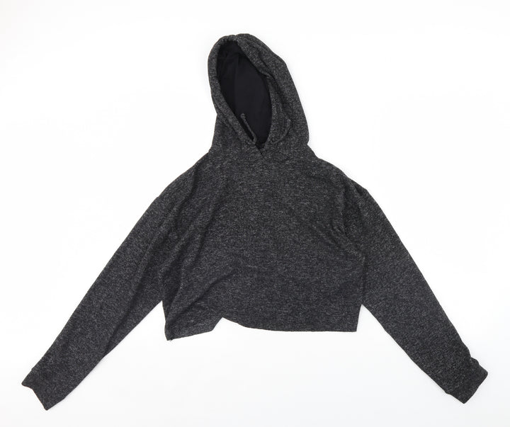 Topshop Womens Grey   Pullover Hoodie Size 14
