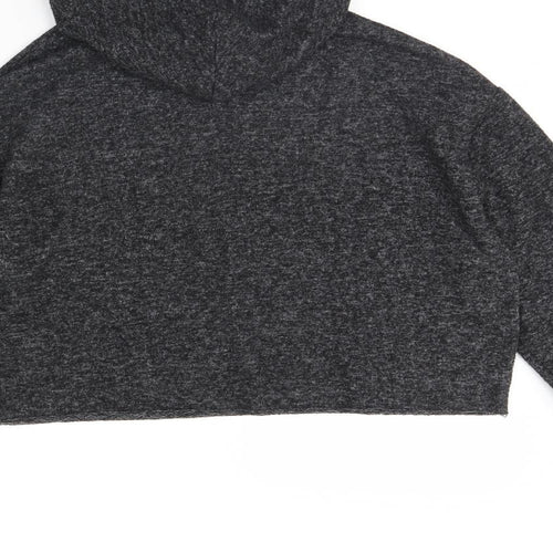 Topshop Womens Grey   Pullover Hoodie Size 14