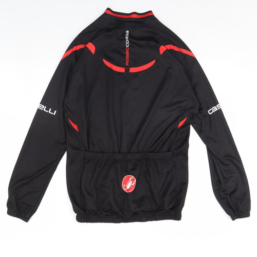 Preworn Boys Black   Jacket  Size 13 Years