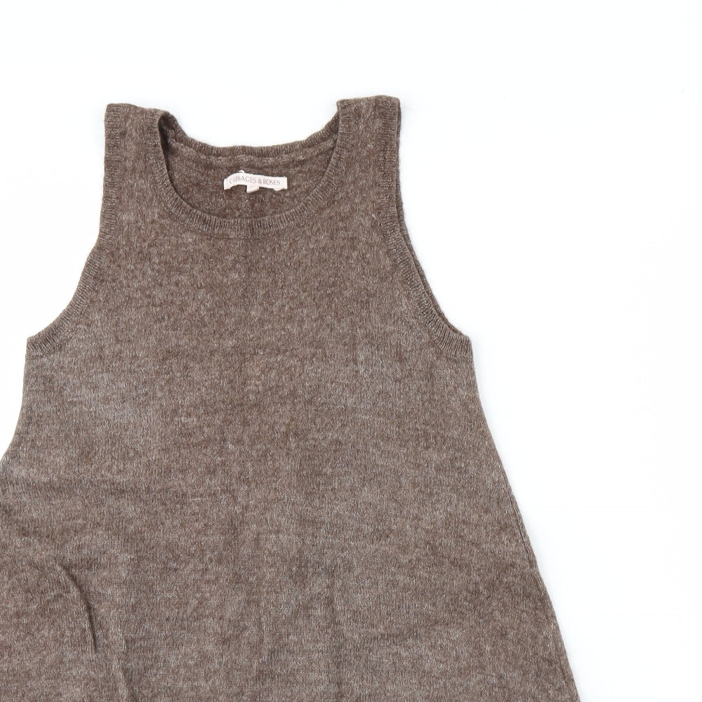 Cabbages & Roses Womens Brown   Jumper Dress  Size M