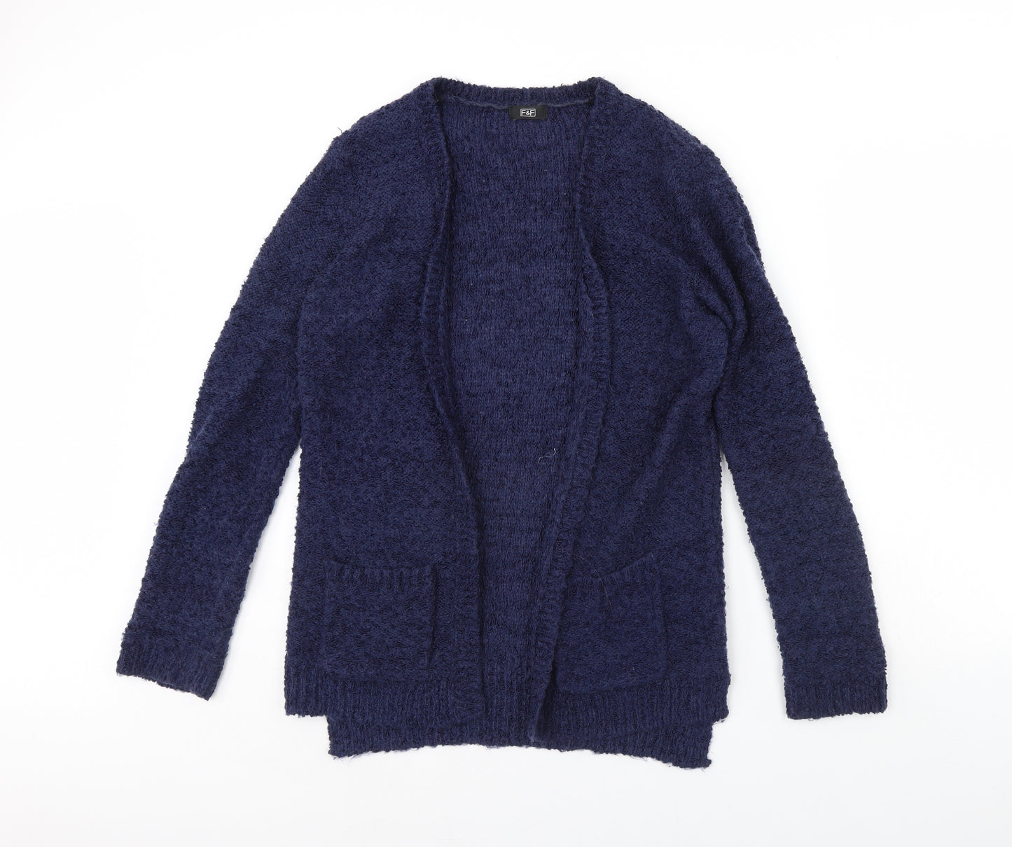 F&F Womens Blue   Cardigan Jumper Size 12
