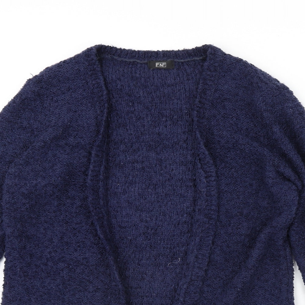 F&F Womens Blue   Cardigan Jumper Size 12