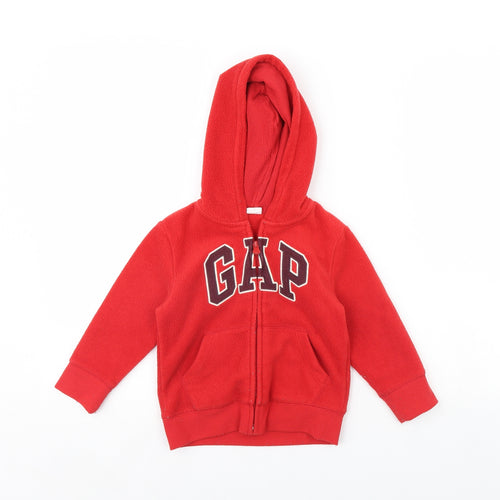 Gap Boys Red  Fleece Jacket  Size 3 Years