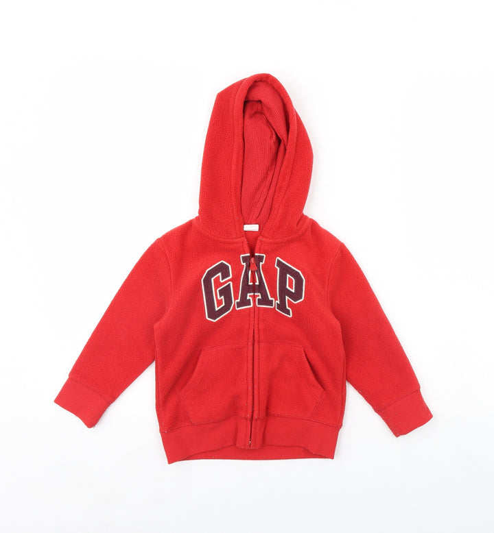 Gap Boys Red  Fleece Jacket  Size 3 Years