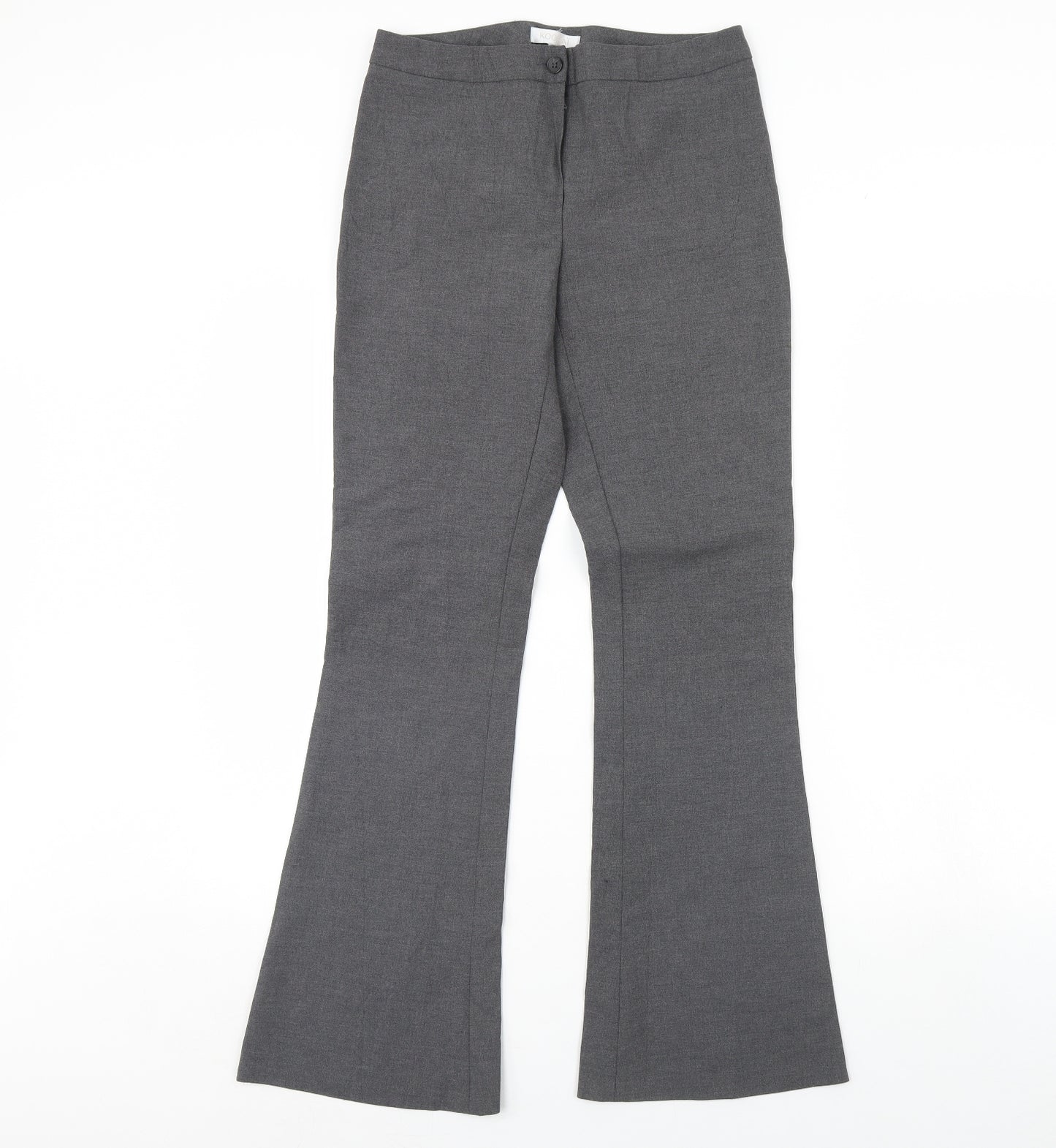 Kookai Womens Grey   Trousers  Size 8 L28 in