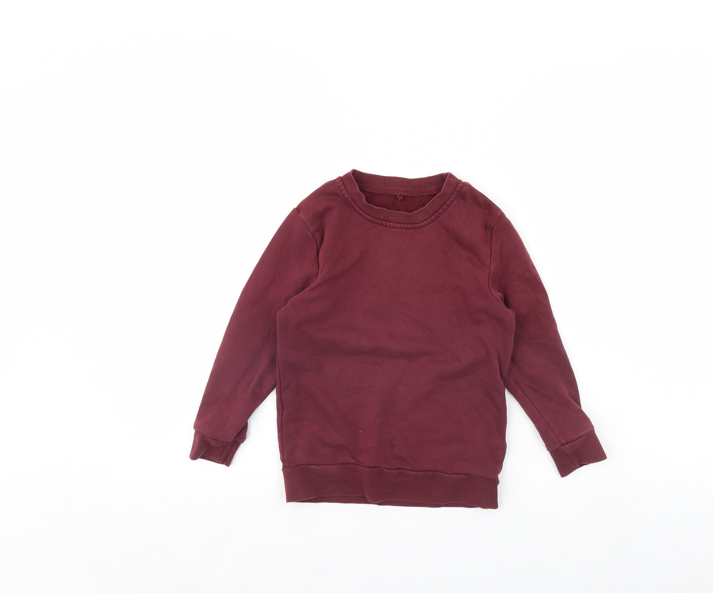 George Boys Red   Pullover Jumper Size 5 Years