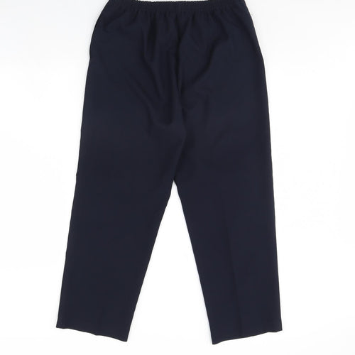 Bonmarché Womens Blue   Trousers  Size 14 L28 in