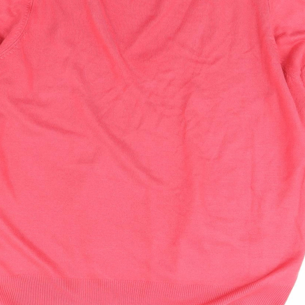 M&S Womens Pink   Pullover Jumper Size 16
