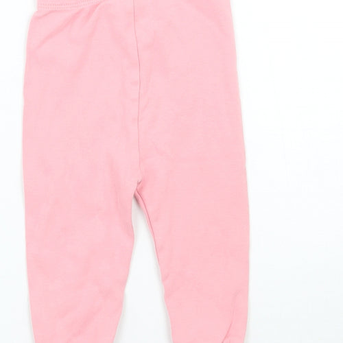George Girls Pink   Sweatpants Trousers Size 9 Months