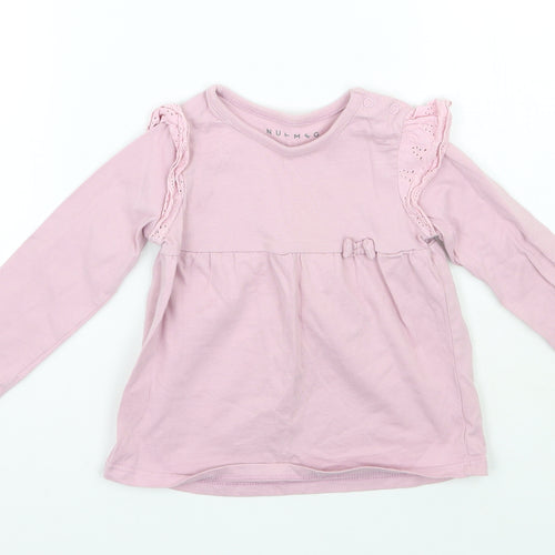 Nutmeg Girls Purple   Basic T-Shirt Size 12 Months