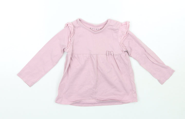 Nutmeg Girls Purple   Basic T-Shirt Size 12 Months
