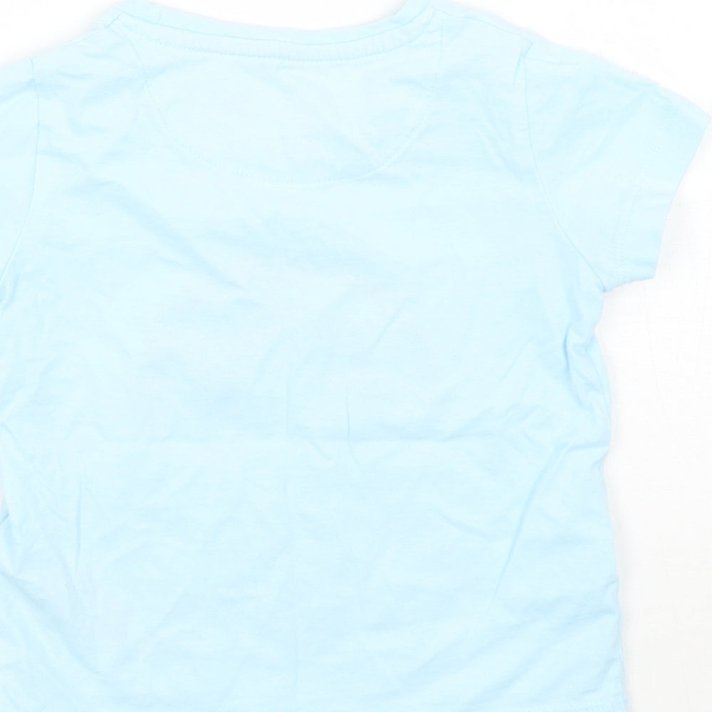 Marks and Spencer Girls Blue   Basic T-Shirt Size 12-18 Months  - peppa pig