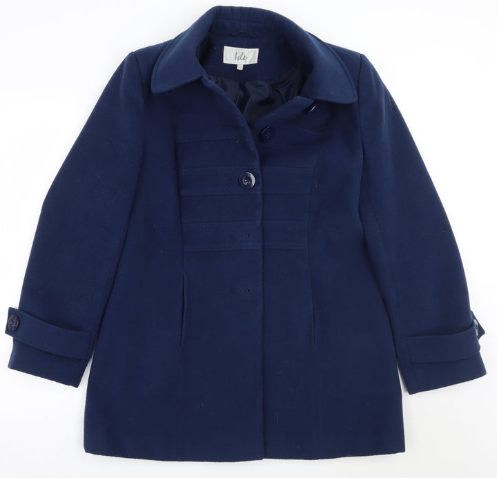 Isle Womens Blue   Jacket Coat Size 12