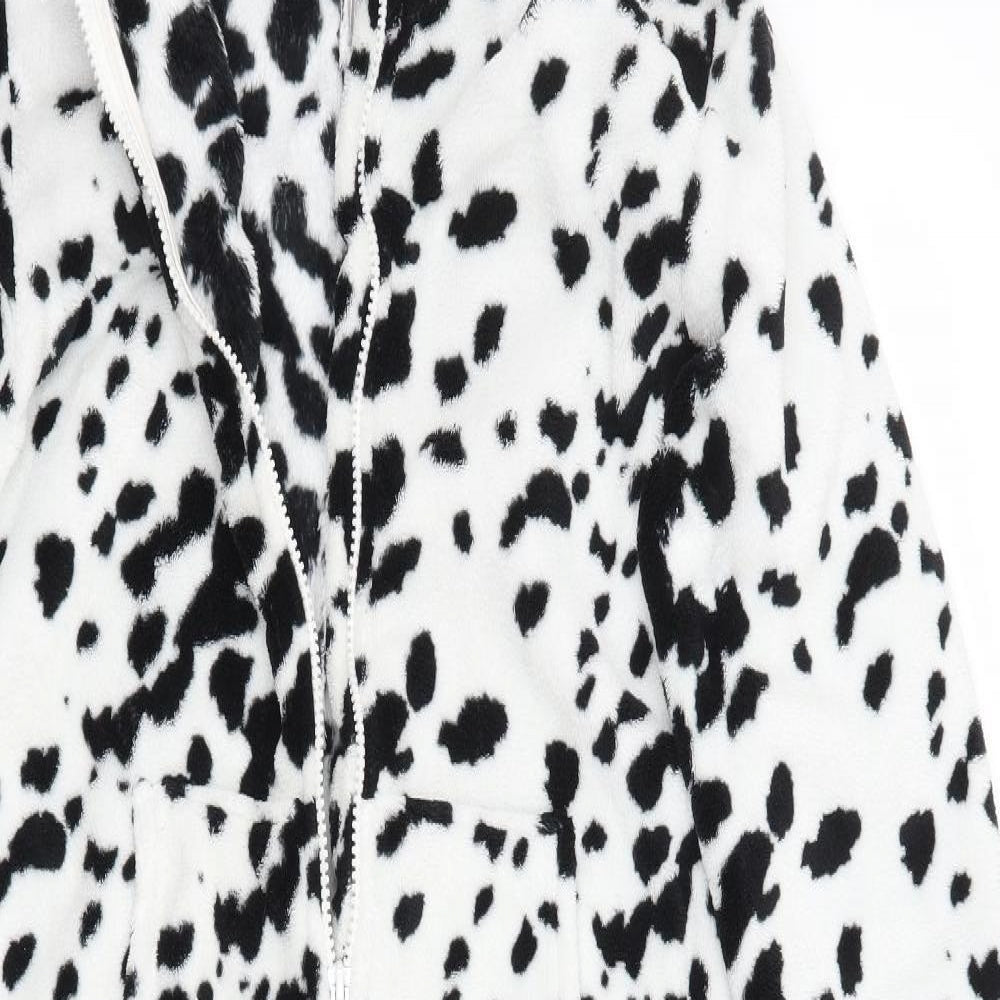 NEXT Girls White Animal Print  Top One Piece Size 11 Years