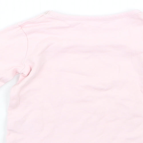 George Girls Pink   Basic T-Shirt Size 12-18 Months