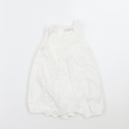 NEXT Girls White   Babygrow One-Piece Size 0-3 Months