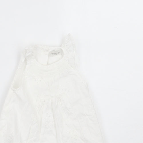 NEXT Girls White   Babygrow One-Piece Size 0-3 Months