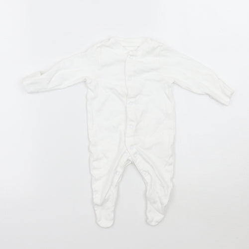 TU Baby White   Babygrow One-Piece Size Newborn