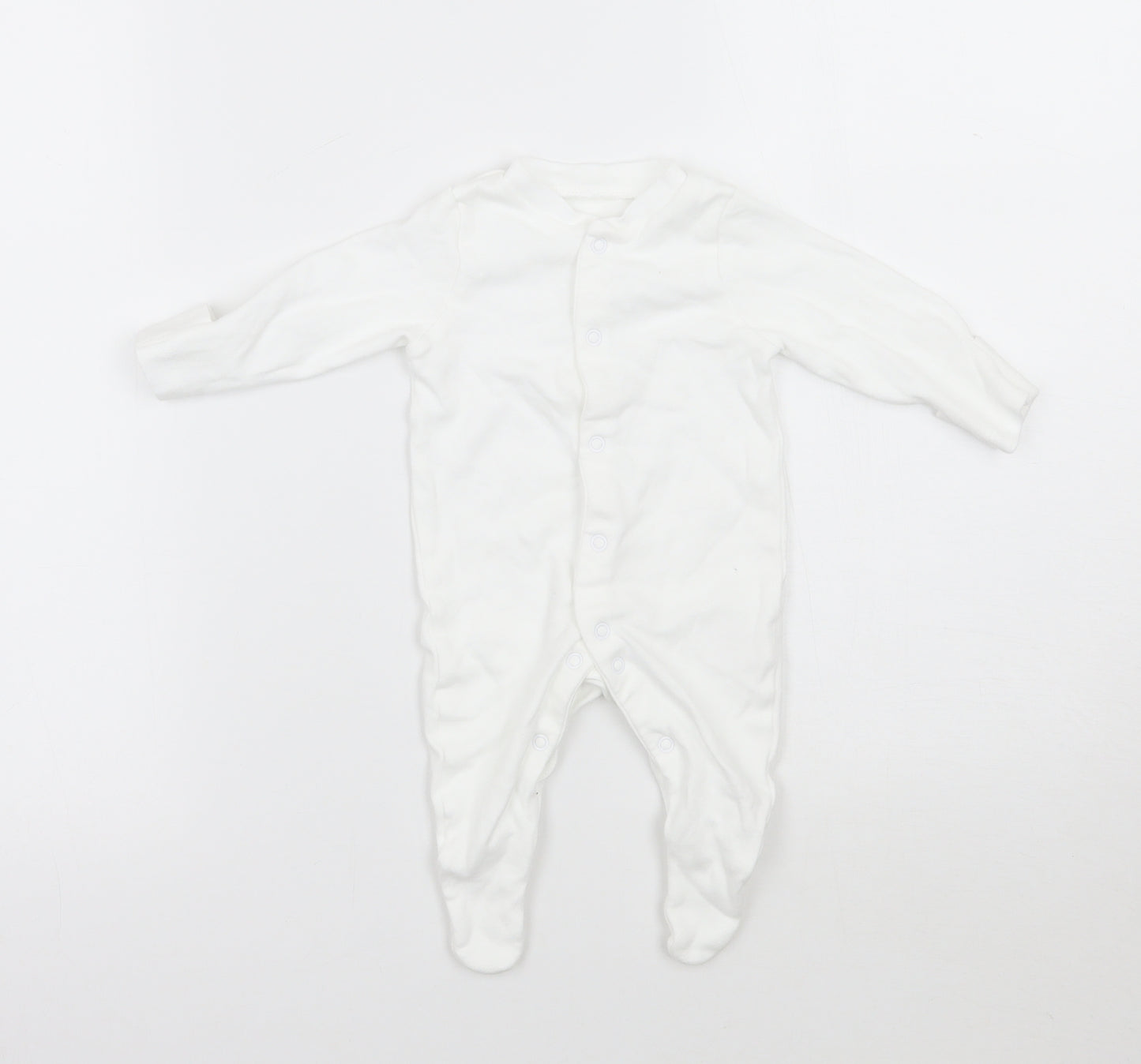 TU Baby White   Babygrow One-Piece Size Newborn