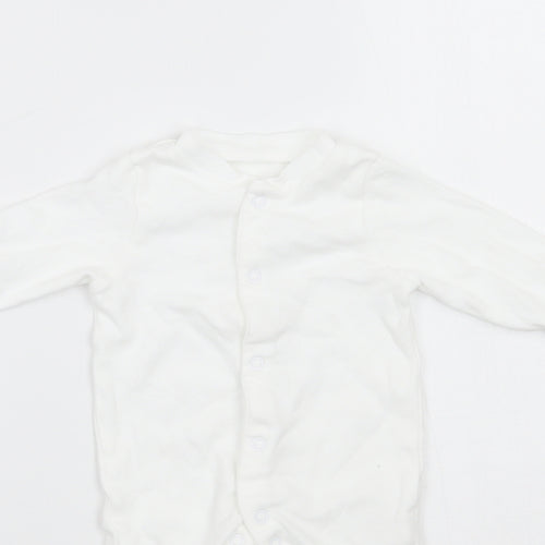 TU Baby White   Babygrow One-Piece Size Newborn
