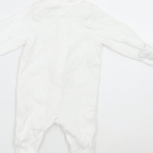 TU Baby White   Babygrow One-Piece Size Newborn