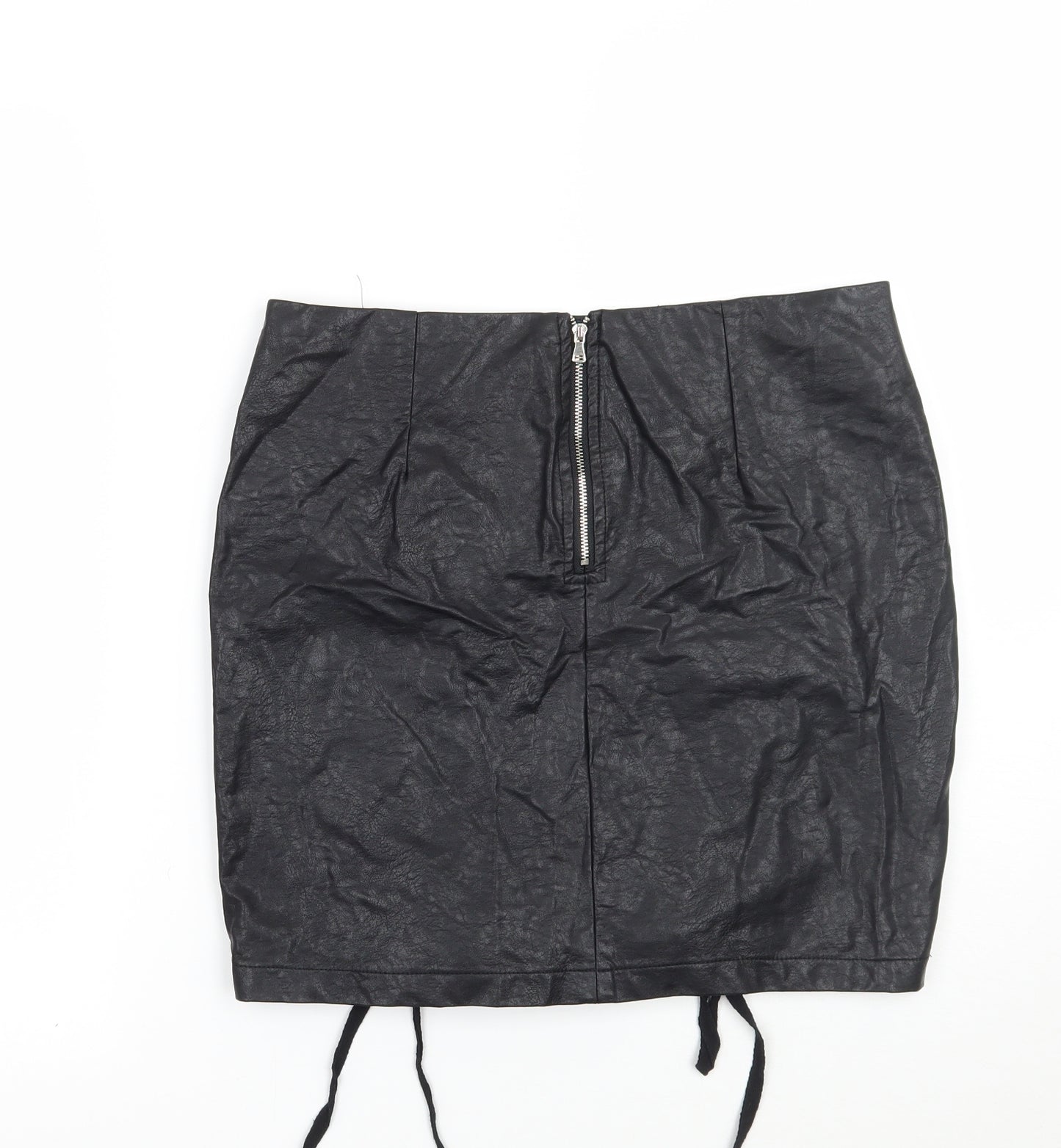 Vinceotto Womens Black   A-Line Skirt Size L