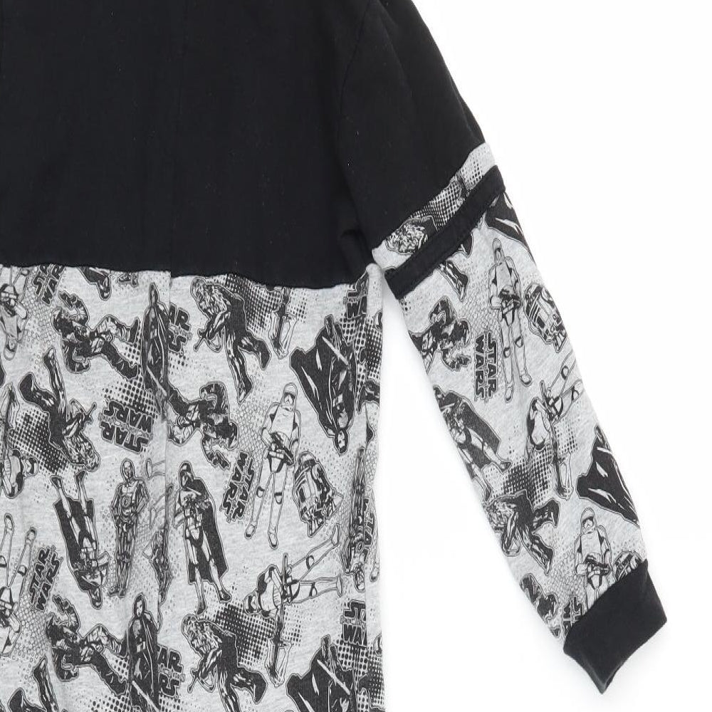 George Boys Grey Geometric   One Piece Size 12 Years  - Star wars