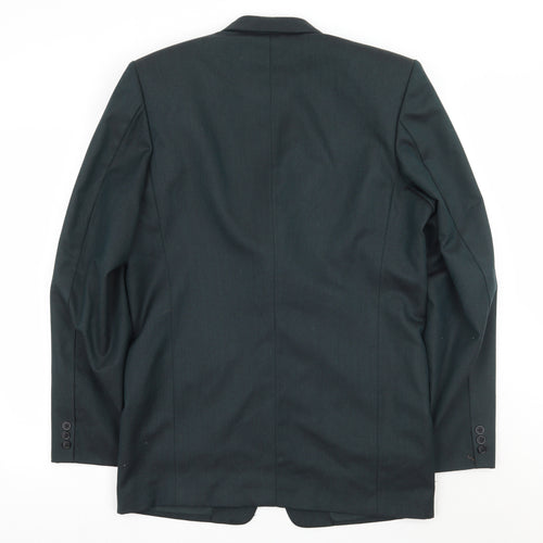 Preworn Mens Green   Jacket Suit Jacket Size 36