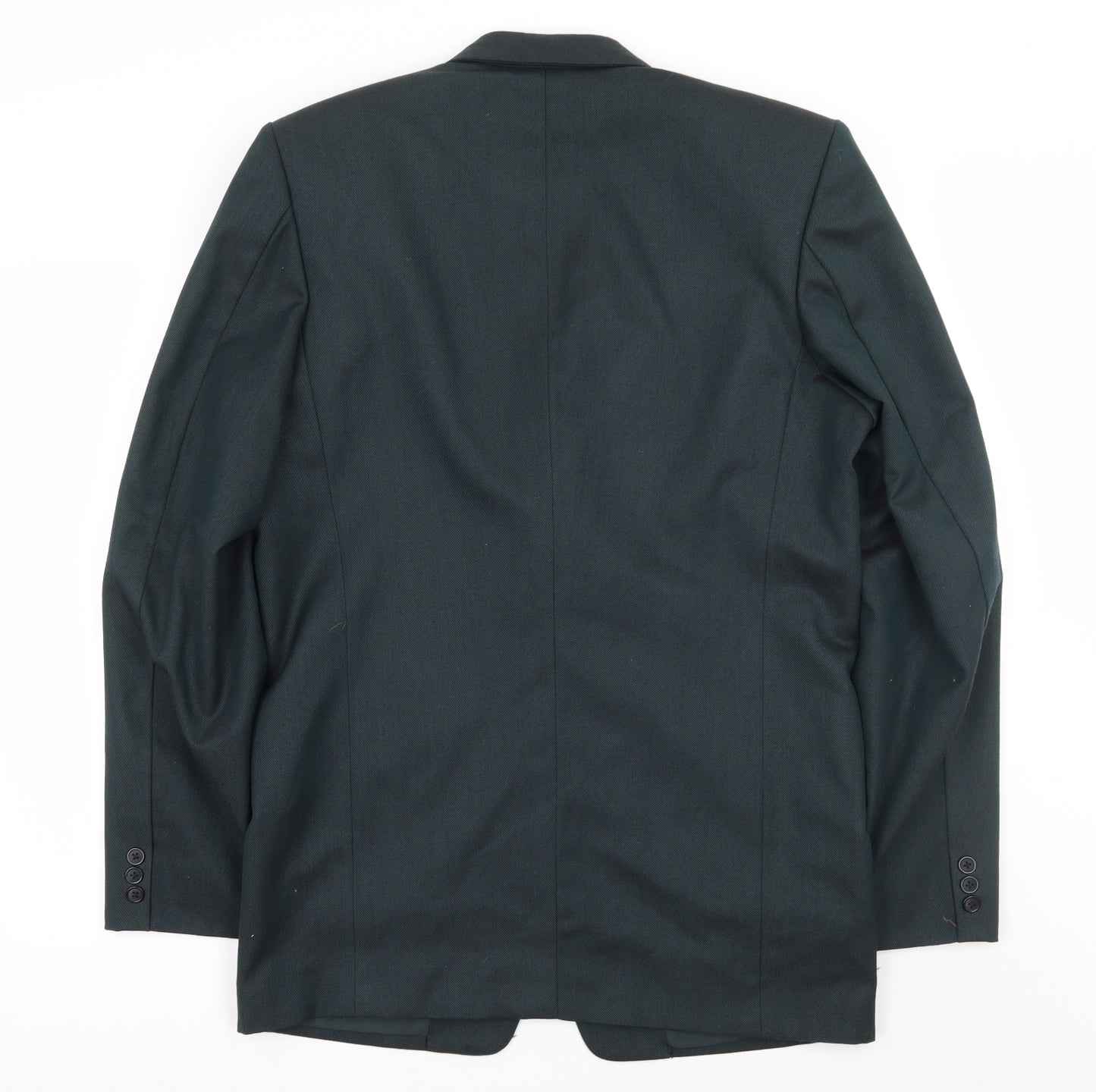 Preworn Mens Green   Jacket Suit Jacket Size 36