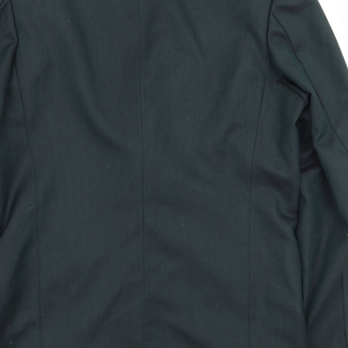 Preworn Mens Green   Jacket Suit Jacket Size 36