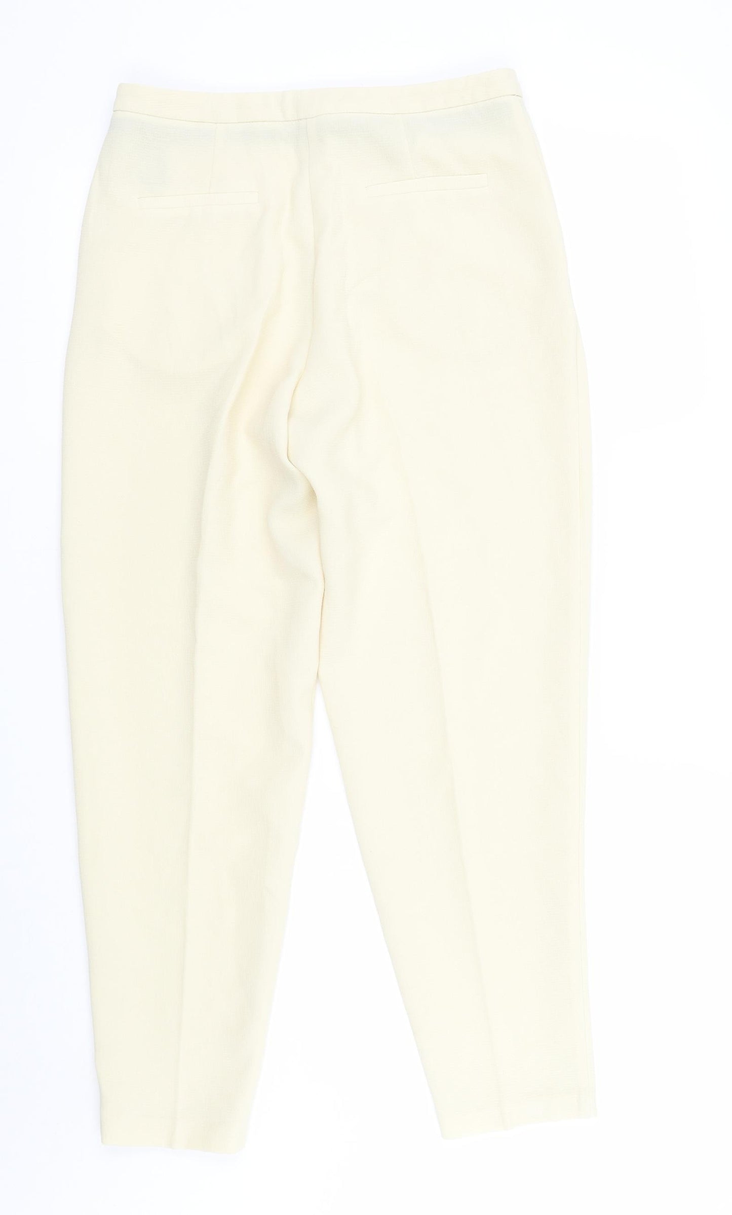 Topshop Womens Beige   Trousers  Size 10 L27 in