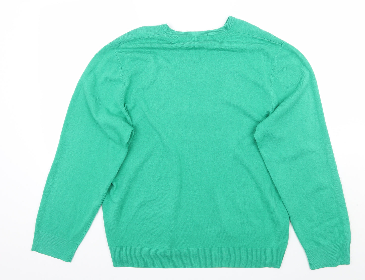 Marks and Spencer Mens Green   Pullover Jumper Size 2XL